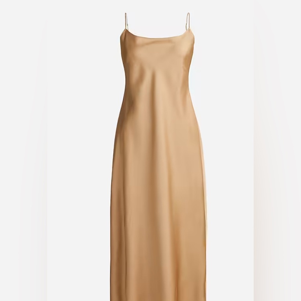 NWT JCrew Gwyneth slip dress in luster charmeuse